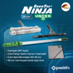 Unger NINJA 4'lü Cam Balkon Temizlik Seti 35 cm - Görsel 2