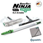 Unger NINJA 4’lü Cam Balkon Temizlik Seti 45 cm