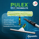 Pulex Cam Silme Aparatı Seti - 2.1m Teleskop Sırık - 45cm Camçek Ve Peluş Takımı - Görsel 2