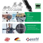 Unger NINJA CARBON TELESCOPIC POLE - 2.50 m Teleskobik Sırık 2 Kademeli - Görsel 2