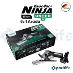 Unger NINJA Complete kit 6in1 - Özel Kutusunda Camcı Seti -45 Cm