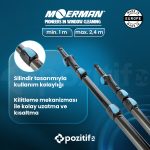 Moerman Takumi Deluxe 2.4m Teleskop Sırık / Sopa - Görsel 2