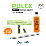 Pulex Technolite Profesyonel Ev ve İş yeri Cam Temizleme Seti - 35cm (3'lü Özel Set)