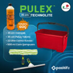 Pulex Technolite Profesyonel Ev ve İş yeri Cam Temizleme Seti - 35cm - Görsel 2
