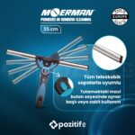 Moerman Camçek EXCELERATOR 2.0 - Paslanmaz Çelik Kanal - 35cm (Oynar Başlı) - Görsel 2