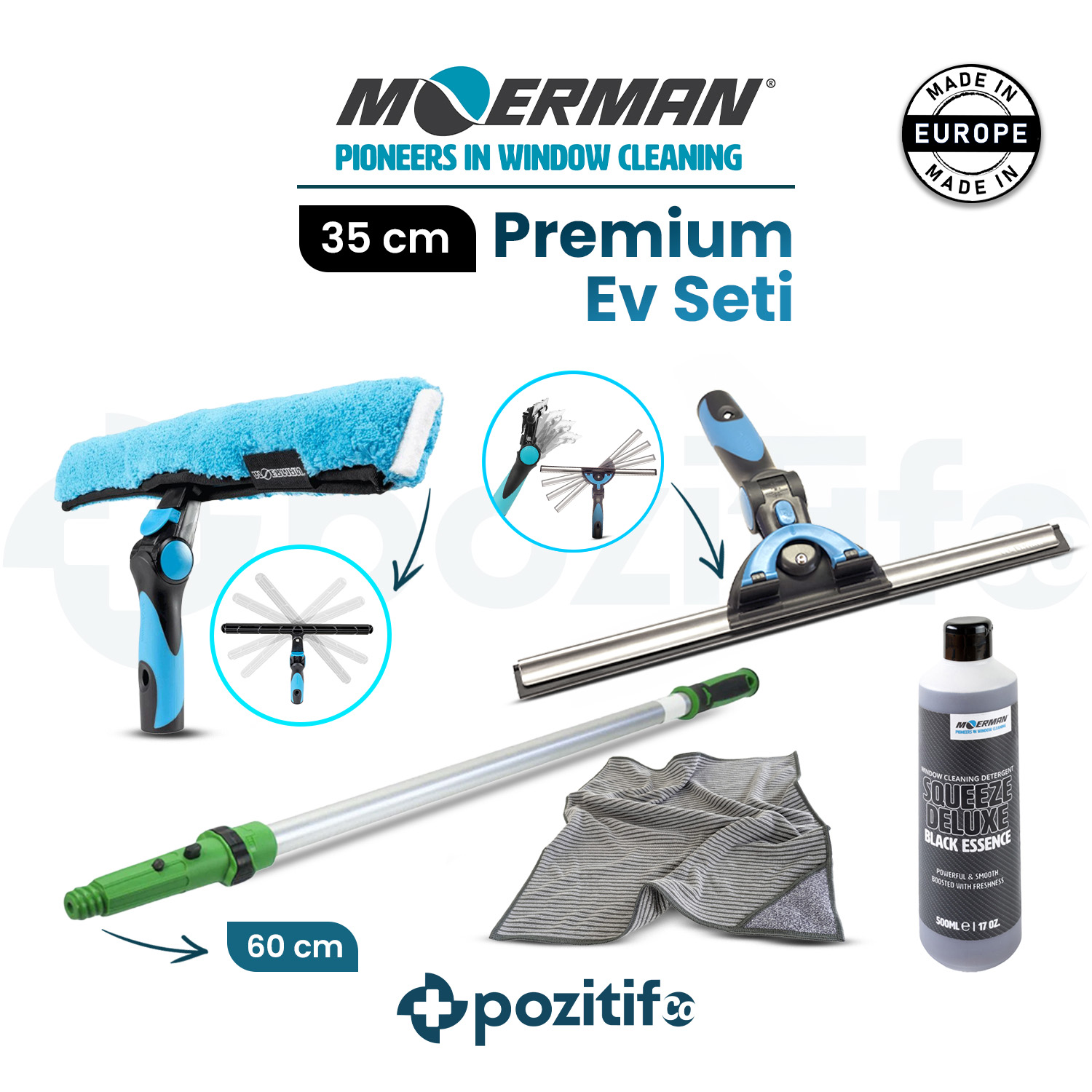 premiumevseti_1.jpg Moerman Cam Temizleme - Premium Ev Seti - 35cm - Görsel 1