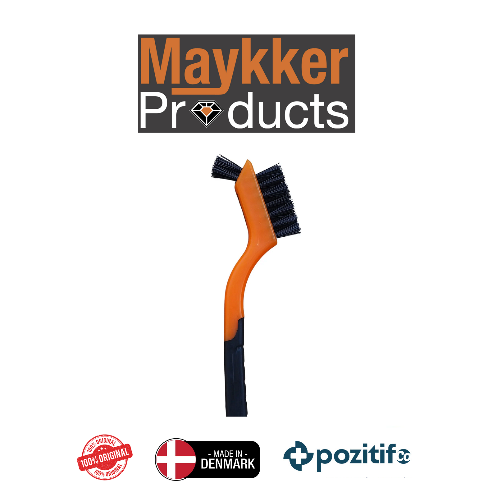 Maykker-TrackBrush - MP-BR-3 Maykker TrackBrush Profesyonel Çerçeve ve Ray Temizlik Fırçası (Küçük Boy) - Görsel 1
